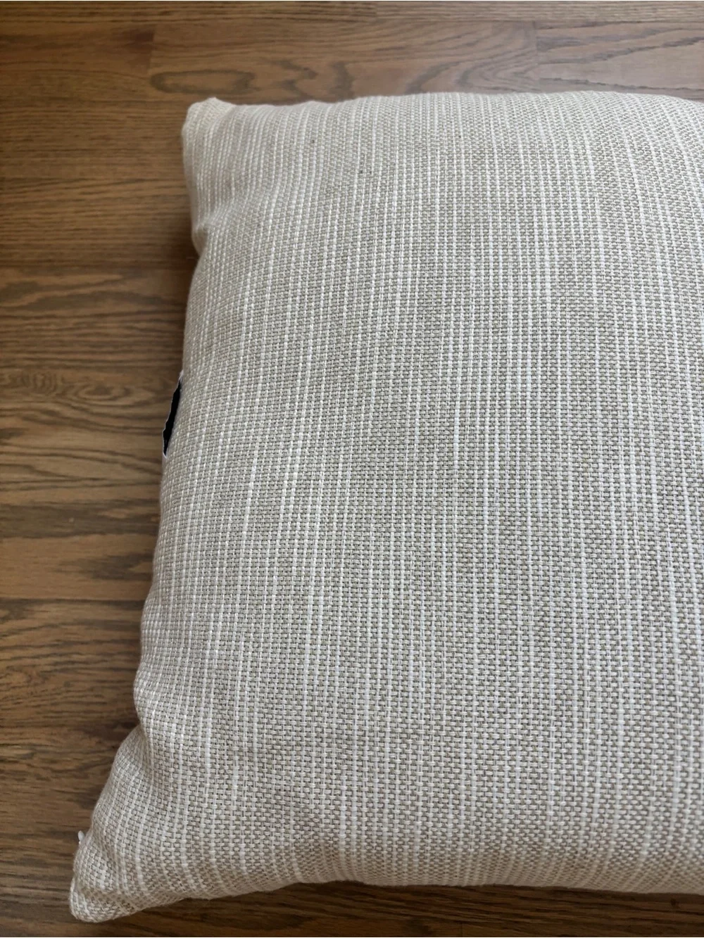 Calvin Klein 19 in Square Taupe Beige White Throw Pillows Set of 2